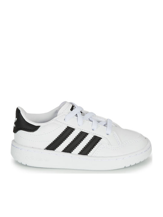 Adidas Παιδικά Sneakers Team Court Cloud White / Core Black / Cloud White