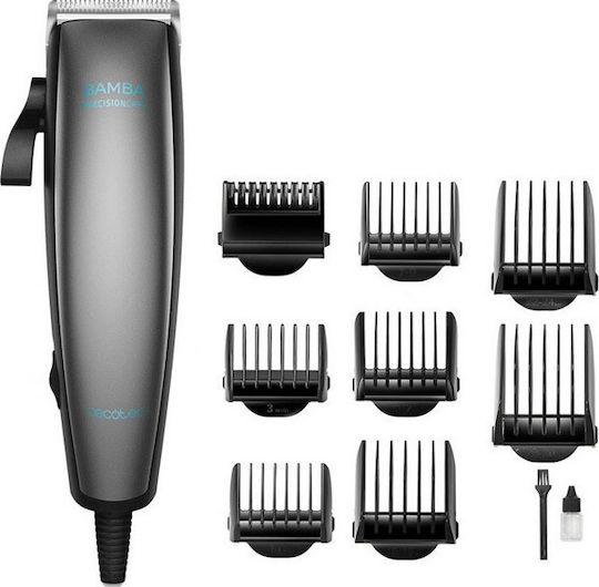 Cecotec Bamba PrecisionCare Power Blade Titanium Επαναφορτιζόμενη Κουρευτική Μηχανή Μαύρη 04232