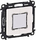 Legrand Valena Life Recessed Wall Switch Commands Two-Way without Frame White
