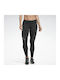 Reebok One Series Logo Reflective Women's Long Training Legging Black