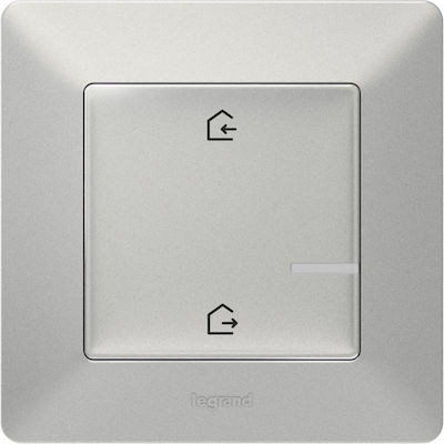 Legrand Valena Life 86 Extern Wandlichtschalter Einweg Silber