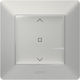 Legrand Valena Life 90 Recessed Electrical Rolling Shutters Wall Switch no Frame Basic Illuminated Silver