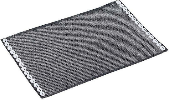 Inart Placemats Tesatura Negru 45x30cm 6buc Inart Placemats Tesatura Negru 45x30cm 6buc