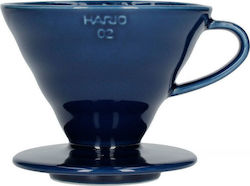 Hario V60 02 Coffee Dripper Κεραμικό Μπλε 140x1...