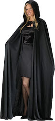 Μαύρη Κάπα με Κουκούλα Black Carnival Cape