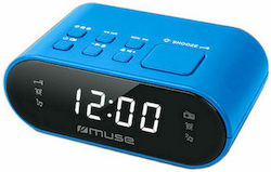 Muse Tabletop Digital Clock with Alarm & Radio M-10BL Muse Tabletop Digital Clock with Alarm & Radio M-10BL