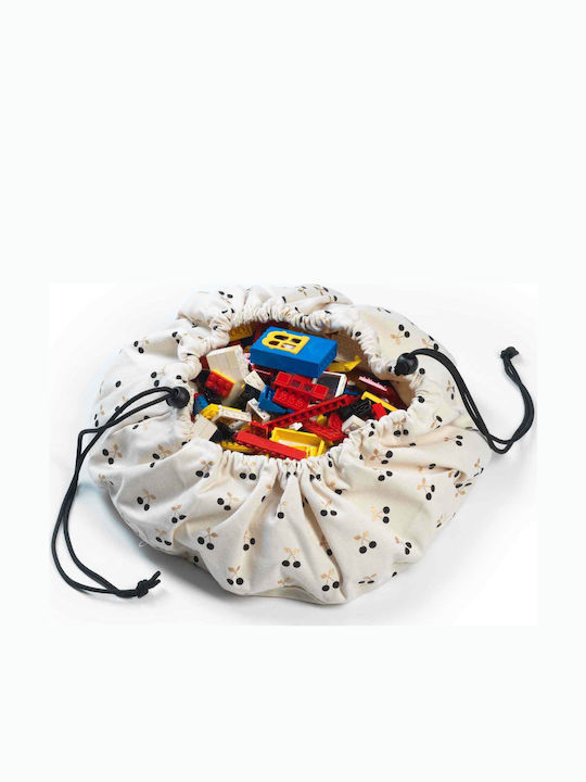 Play&go Saltea de Joacă pentru Copii din Țesătură Cherry Alb 40cm 1buc