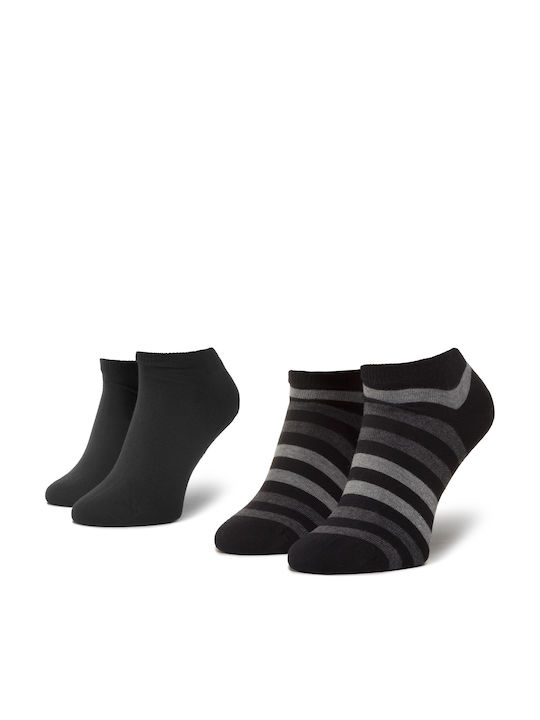 Tommy Hilfiger Bărbați Șosete Negre 2Pachet