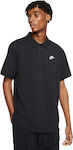 Nike Sportswear Club Essentials Men's Short Sleeve Blouse Polo Black