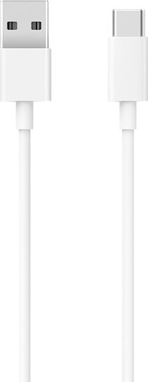 Xiaomi Редовна USB 2.0 Кабел USB-C мъжки - USB-A мъжки Бял 1м (SJV4125CN)