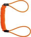 Zovii Fluo Motorcycle Lock Reminder Cable in Orange