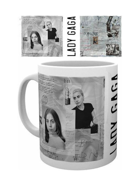 GB eye Lady Gaga Notes Mug Cană Ceramică Albă 320ml 1buc