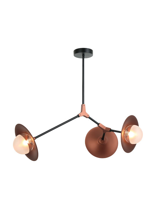 Viokef Olivia Pendant Lamp 3xG9 Bronze