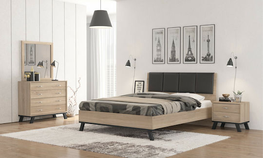 Schlafzimmer Set No 69 Latte 150x200cm 5Stück
