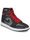 Air  1 Retro Bloodline GS Αθλητικά Παιδικά Παπούτσια Μπάσκετ με Κορδόνια Μαύρα