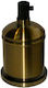 Elvhx Power Socket with Socket E27 in Gold colo...