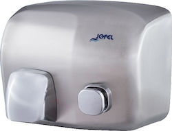 Jofel Stainless Hand Dryer 77.5dB Ibero Satin Finish AA91500 Inox 2kW