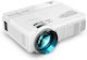Vankyo Leisure 3 Mini Projector Λάμπας LED με Ενσωματωμένα Ηχεία Λευκός