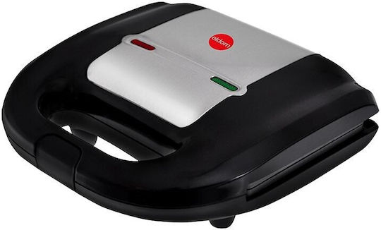 Eldom Sandwichmaker für for 2 Sandwiches Sandwiches 750W Schwarz