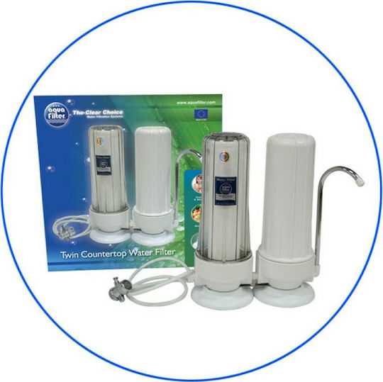 Aqua Filter FHCTF2 Двуместно Устройство за Филтриране на Вода за Плот с Чешма ME-02-306
