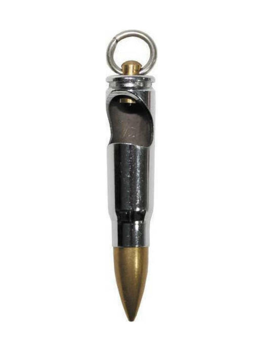 MFH Keychain Cartridge AK47 Silver w/ Bottle Opener