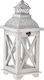 Iliadis Lantern Wooden Tabletop Gray 16x16x38εκ. 1pcs