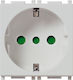 Vimar Plana Power Socket White 1pcs