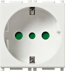 Vimar Plana Single Power Socket for Office
