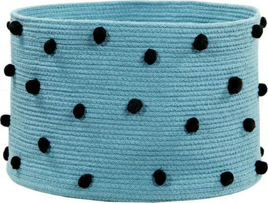 Lorena Canals Kinder Aufbewahrungskorb Pebbles Türkis 45x30x30cm 1Stück