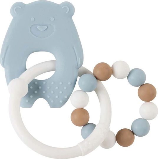 Nattou Bear Silicone Teether for 0 Months+