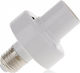 V-TAC VT-5007 Power Socket with Socket E27 in White color 8421