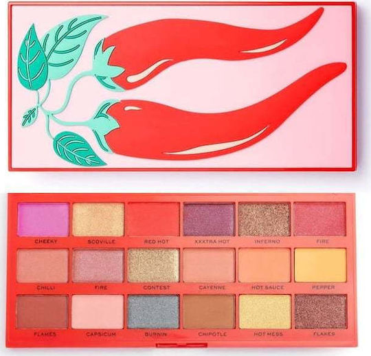 Revolution Beauty I Heart Revolution Eye Shadow Palette in Solid Form Chilli 22gr