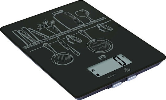 IQ Digital Kitchen Scale Up To 5kg Black