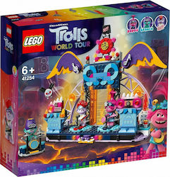 Lego Turneul mondial Trolls Volcano Rock City Concert pentru 6+ ani