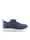 Fun Racer Kids Sports Shoes Running with Hoop & Loop Closure Navy Blue