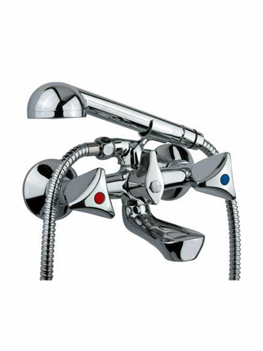 Fiore Classic Line Bad / Duscharmaturen Komplettes Set Silber