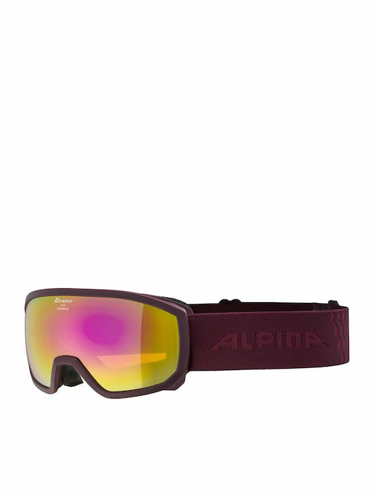 Alpina Scarabeo Μάσκα Σκι & Snowboard Παιδική Κ...