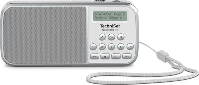 Technisat TechniRadio Радиоприемник Презареждащо се DAB+ с USB Бял