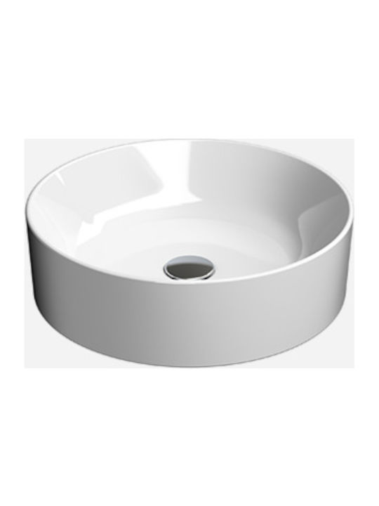 GSI Kube-X Vessel Sink Porcelain 45x45x11cm White