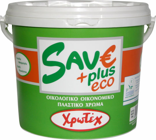 CHrotech Save Plus Eco Plastic Ecological Paint for Interior Use White 9lt