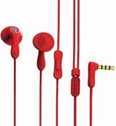 Remax RM-301 Earbuds Handsfree with 3.5mm Connector Red