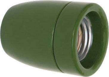 VK Lighting Ντουί Ρεύματος με Υποδοχή E27 Πράσινο 34122-018639