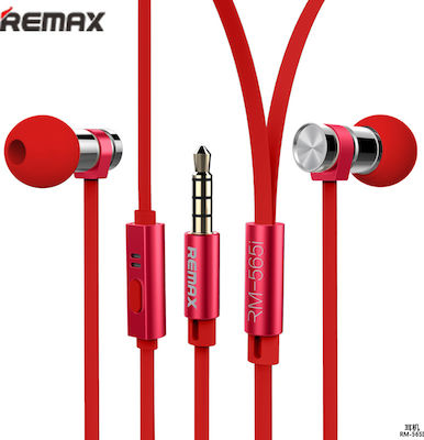 Remax RM-565i In-ear Handsfree με Βύσμα 3.5mm Κόκκινο