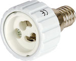 VK Lighting VK/E14-GZ10 E Socket Adapter from E14 to GZ10 White 20081-137639