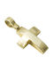 Small, Gold, Baptismal Cross K14.