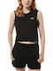 Vans Junior Women's Athletic Crop Top Sleeveless Black