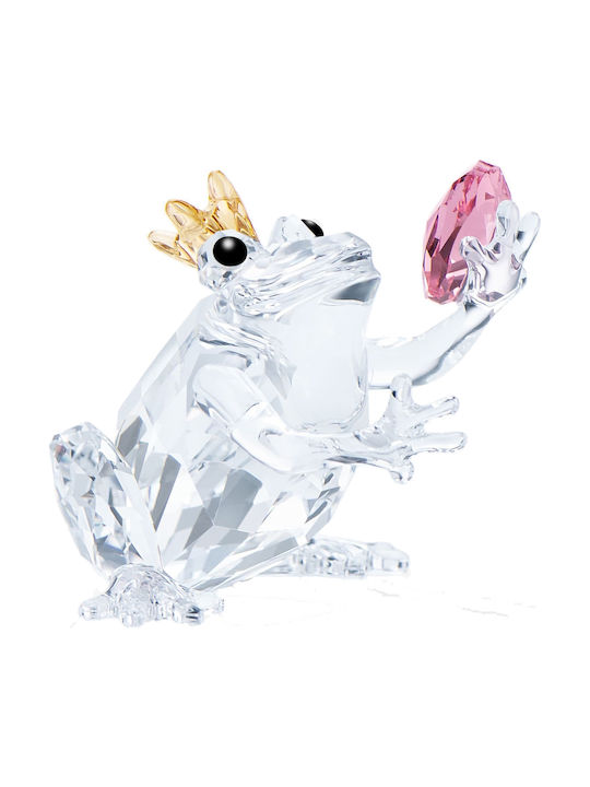 Swarovski Decorative Frog made of Crystal Frog Prince 3.4x3.8x3.5cm 1pcs