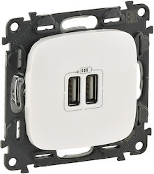 Legrand Valena Allure Walled Power Socket with ...