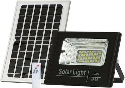 Bormann BLF2100 Στεγανός Ηλιακός Προβολέας IP66 Ισχύος 40W με Τηλεχειριστήριο και Φυσικό Λευκό Φως σε Μαύρο χρώμα 026921