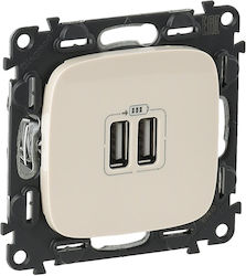 Legrand Valena Allure Walled Power Socket with ...